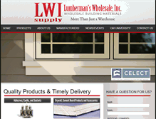 Tablet Screenshot of lwisupply.com